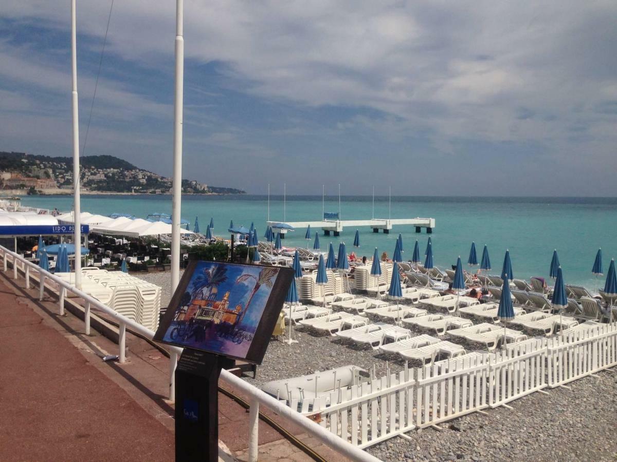 Stylish 2 Room Flat 60 Meters To The Beach Nice Eksteriør bilde
